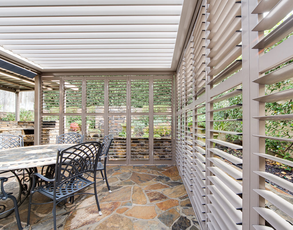 Outdoor Plantation Shutters